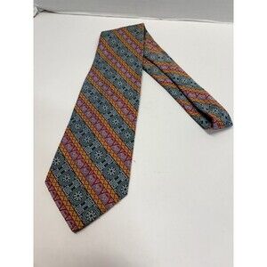 Vintage Ivey’s University Shop By Pulitzer Classic Rare Geometric Pattern Tie